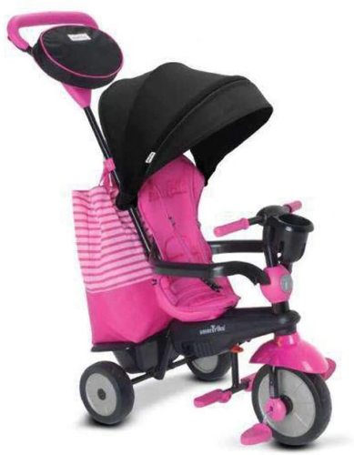 תלת אופן 4 ב 1 דגם סווינג Swing DLX - ורוד SMARTRIKE