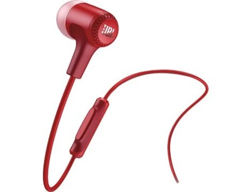 אוזניות ‏חוטיות JBL E15 אדום
