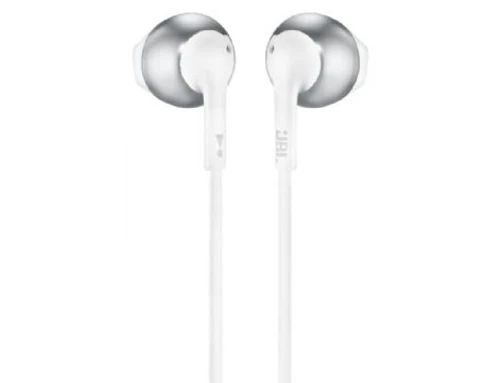 אוזניות ‏חוטיות JBL T205 כרום