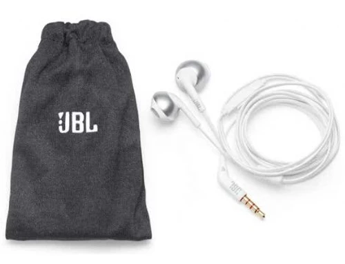 אוזניות ‏חוטיות JBL T205 כרום