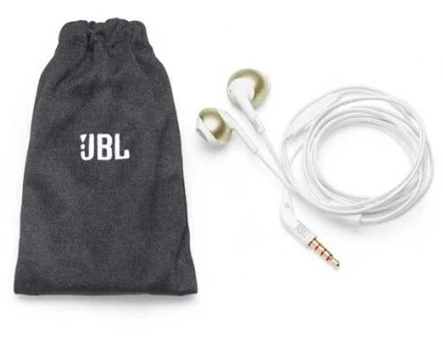 אוזניות ‏חוטיות JBL T205 זהב