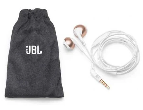 אוזניות ‏חוטיות JBL T205 אדום