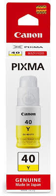 מיכל דיו צהוב מקורי Canon GI-40 Y 
