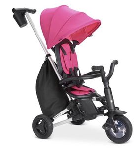 תלת אופן דו-כיווני מתקפל סופר קומפקטי נובה פלוס Nova Plus - ורוד