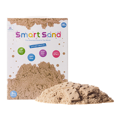 חול קינטי טבעי 2 קילו Smart Sand