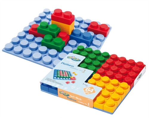 משטח סיליקון עם 64 קוביות סיליקון