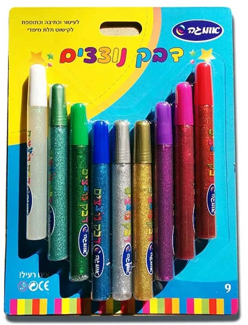 דבק נוצצים 9 יח