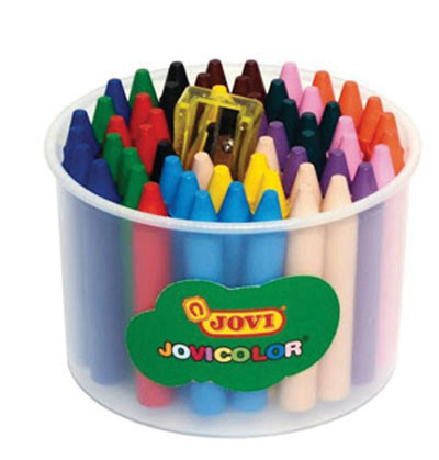 48 צבעי שעווה גמבו בכוס עם מחדד
