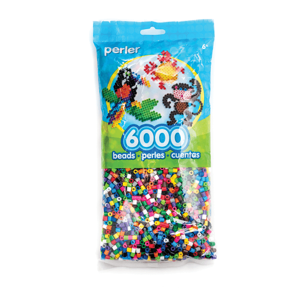 חרוזי גיהוץ פרלר צבעוני 6000 יח