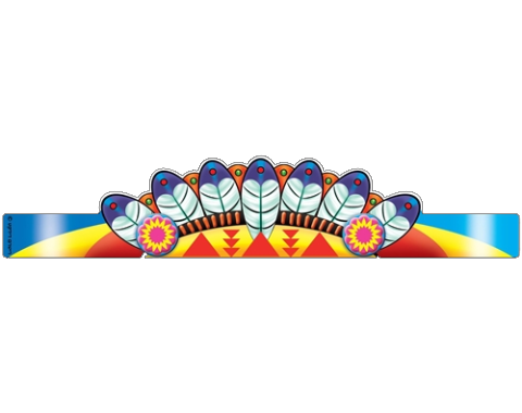 כתרים ליצירה - אינדיאני - 18 יח'