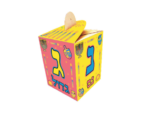 סביבון זוהר תלת ממד להרכבה