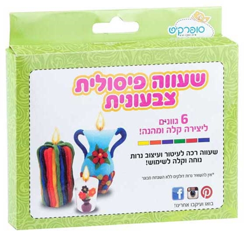 שעווה פיסולית 6 גוונים
