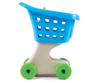 עגלת סופר כחולה