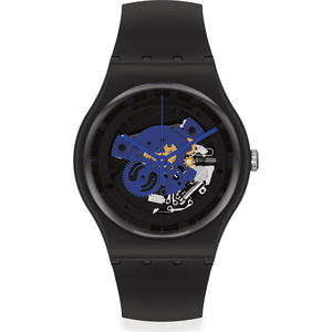 SWATCH SO32B109 TIME TO BLUE BIG מלאי קטן מהרו להזמין