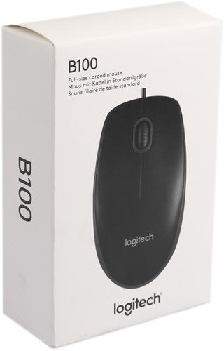 ‏עכבר ‏חוטי LogiTech B100 לוגיטק