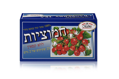 צמחים לחליטה בטעם חמוציות מלווה 25 שקיקים