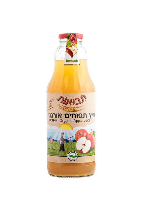 מיץ תפוחים אורגני תבואות