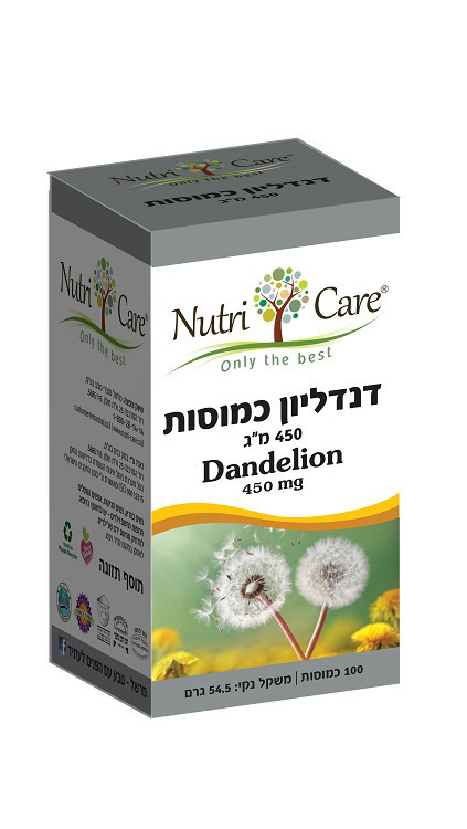 דנדליון (שן ארי) 100 כמוסות נוטרי קר