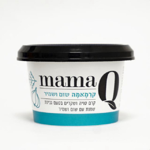 קרם סויה ושקדים בטעם שום mamaQ