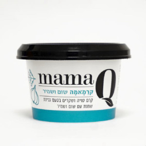 קרם סויה ושקדים בטעם שום mamaQ