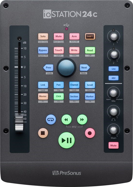 קונטרולר וכרטיס קול PreSonus ioStation 24c