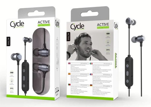 אוזניות אלחוטיות Cycle ACTIVE כסף