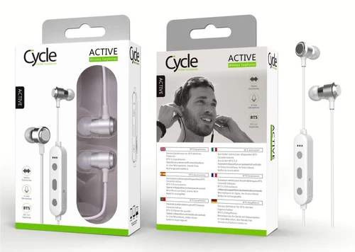 אוזניות אלחוטיות Cycle ACTIVE לבן