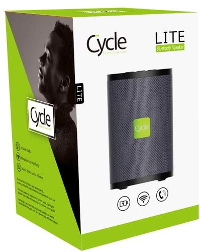 רמקול נייד Cycle LITE אפור