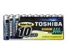 מארז 10 סוללות קטנות TOSHIBA טושיבה גודל AAA