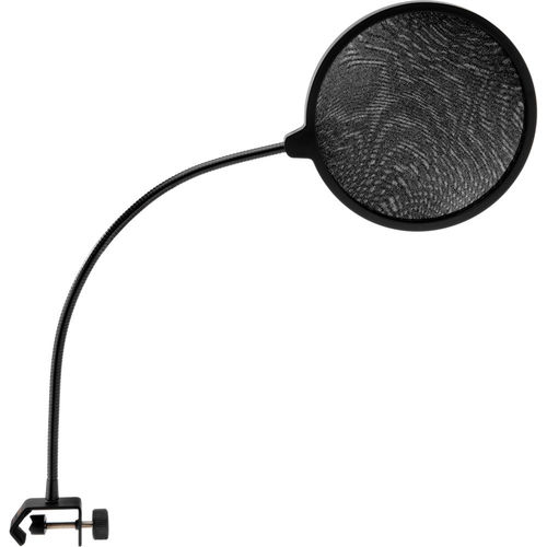 Auray מסנן Pop Filter (פופ פילטר) עם מוט גמיש  ותופסן C-Style Clamp