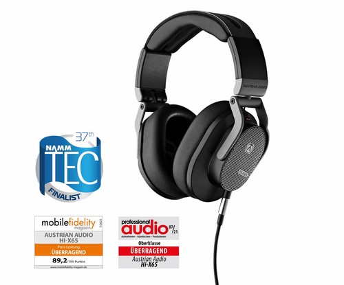 זוית נוספת Austrian Audio Hi-X65 Professional Open-Back Over-Ear Headphones 