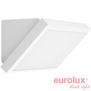 צמוד קיר 45° (משולש) סדרת קרן, לבן 40W CCT IP54 יורולוקס 
