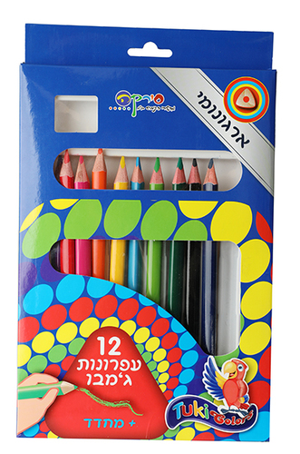 12 עפרונות ג'מבו
