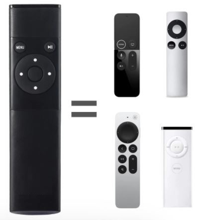 שלט אוניברסלי תואם Apple TV דגם ALL-APPLE שליטה מהירה ונוחה Apple TV Controller