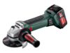 משחזת זווית נטענת "5 (125 מ"מ) + 2 סוללות METABO W 18 LTX 125 Quick 18V 4Ah מטאבו