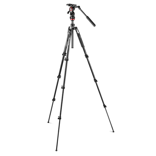 חצובת וידאו למצלמות קטנות Manfrotto Befree Live עם נועלי לחיצה