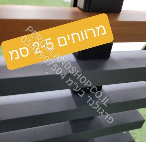 גדר אלומיניום יוקרתית - דגם הייטק 20 צף (מימד ה 20 מ