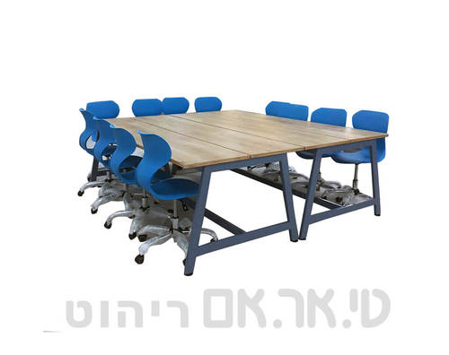שולחן  אוכל עם רגל A