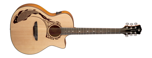 גיטרה אקוסטית Luna Guitars OCL-KOI-2