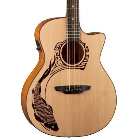 גיטרה אקוסטית Luna Guitars OCL-KOI-2