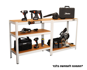 כוננית מודולרית 5 מדפים  -hunter 180x90x40