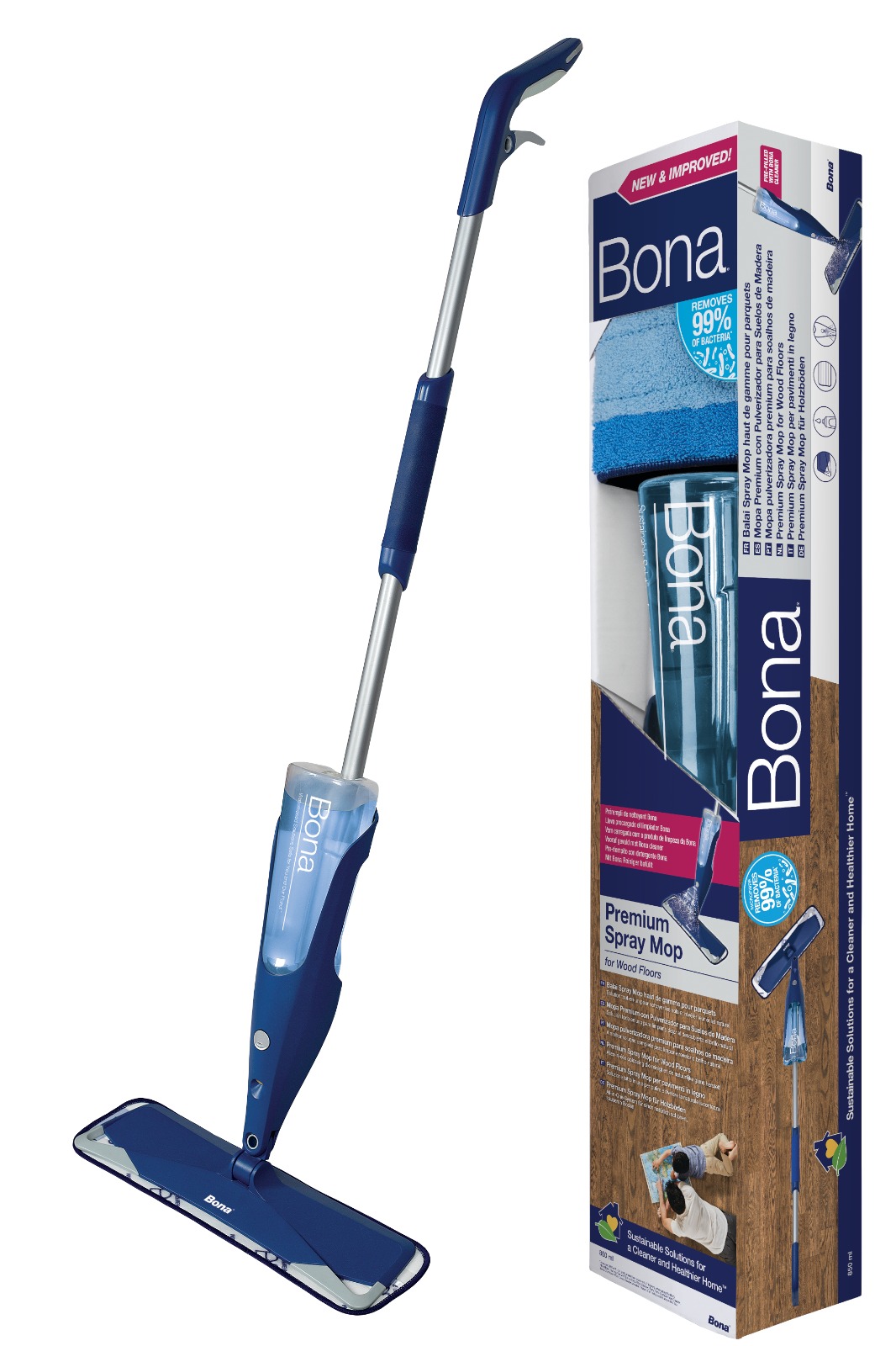 בונה ספריי מופ לרצפות עץ BONA