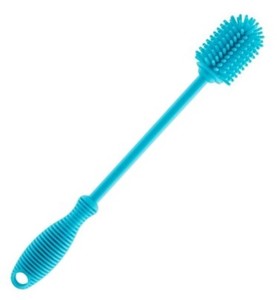 מברשת סיליקון לניקוי בקבוקי תינוק - ללא שריטות