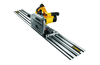 מסור עגול יורד "4/1 6 + מסילה 1.5 מ' dewalt dws520k