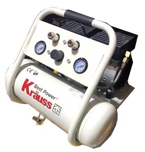 מדחס שקט קומפקטי 6 ליטר ללא שמן KR-1000S