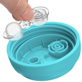 כוס שתיה עם פיה לא נוזלת לגיל 12 חודשים ומעלה - נמר