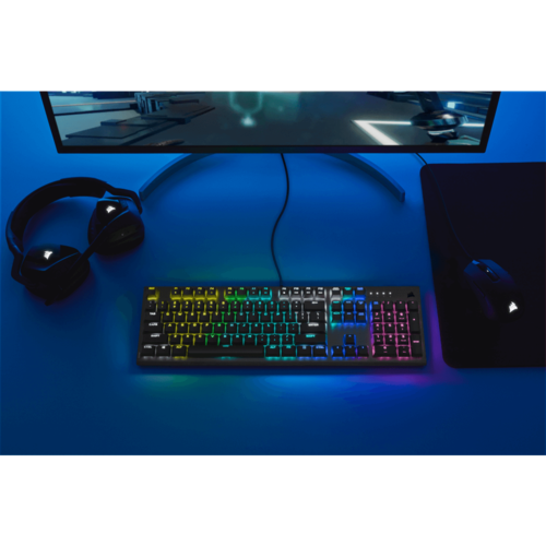 מקלדת גיימינג מכנית Corsair K60 RGB PRO Low Profile - CHERRY MX 