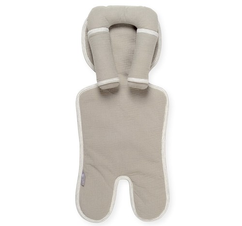 ריפודית, תומך ראש וחבקים לסלקל עשוי 100% כותנה טטרה - אפור