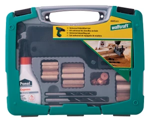 ערכת חיבור דיבילים + אביזירים. Wolfcraft 4645000
