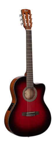 גיטרה קלאסית מוגברת Cort JADE E Nylon BRB Cutaway